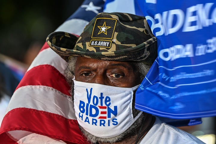 Un seguidor de Joe Biden.