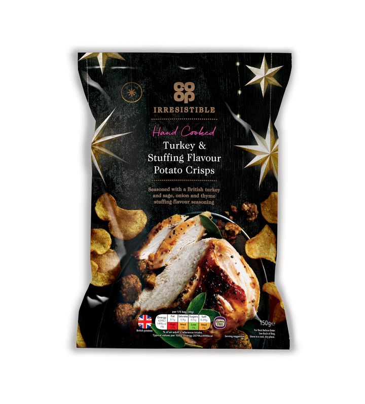 Roast Turkey and Stuffing Hand Cooked Crisps
