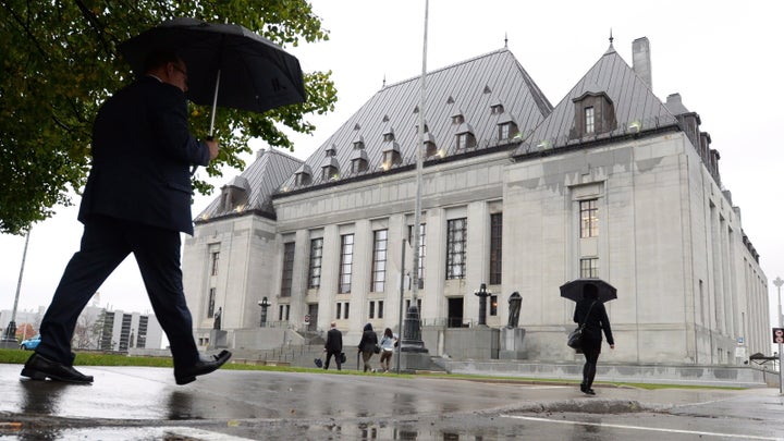The Supreme Court of Canada building is pictured in Ottawa on Oct. 15, 2014.