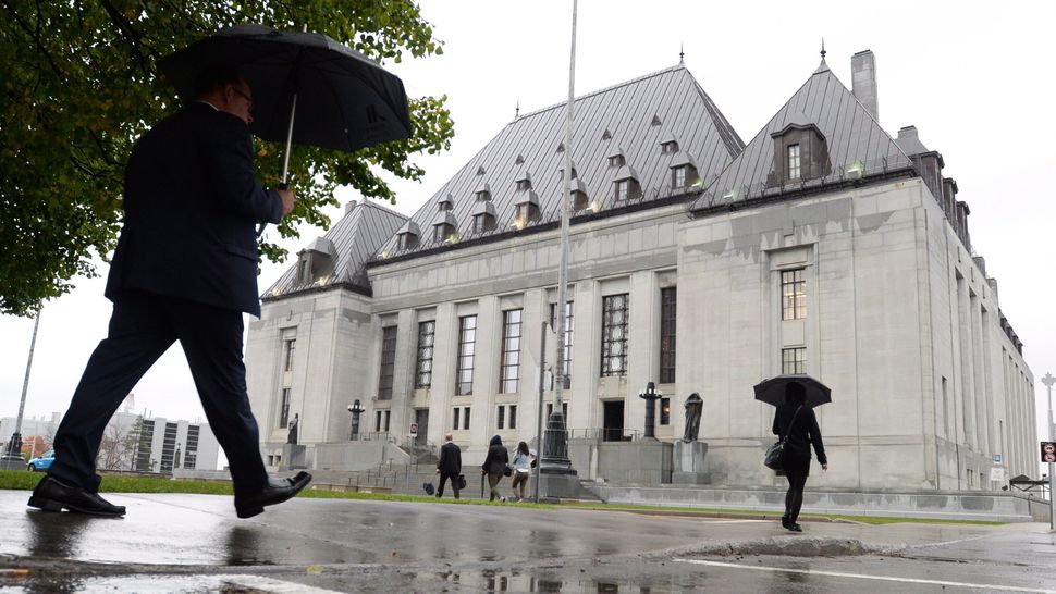 The Supreme Court of Canada building is pictured in Ottawa on Oct. 15, 2014. 