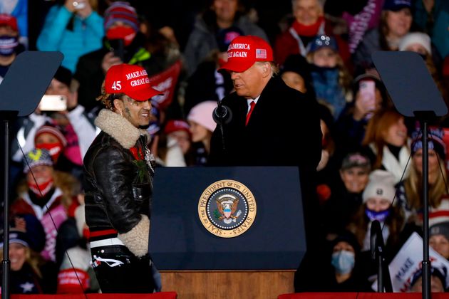 Lil Pump and Donald Trump