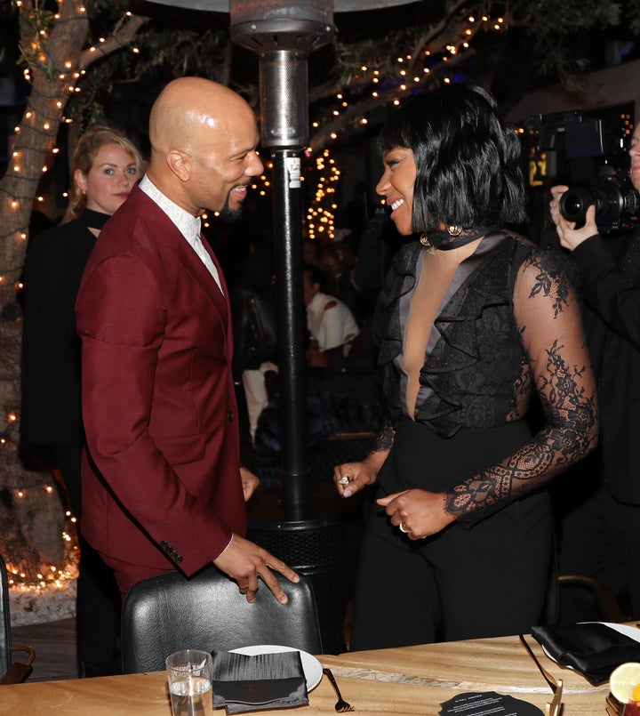 Common and Tiffany Haddish at the rapper's "Toast to the Arts" event in 2018 in West Hollywood, California.
