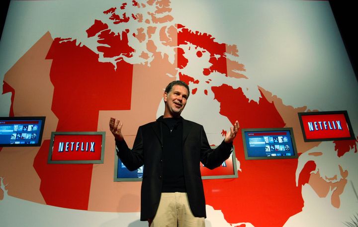 Netflix CEO Reed Hastings speaks at the Canadian launch of the streaming service in this file photo taken in Toronto, Sept. 22, 2010. The federal government's plans to regulate Netflix and other streaming services could make them more expensive and reduce consumer choice in the short run, critics say.