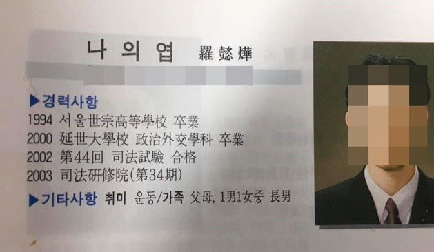 Lawyer Park Hoon revealed that it was the name and photo of a chief prosecutor who attended the 'room lounge drink service' put on by former Star Mobility president Kim Bong-hyun.