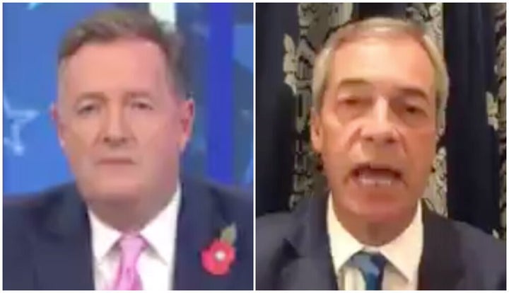 Piers Morgan And Nigel Farage In Furious Clash On Good Morning Britain ...