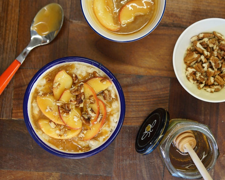 Bonfire Night Toffee Apple Porridge