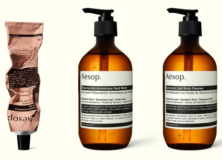 Aesop bathroom gift set