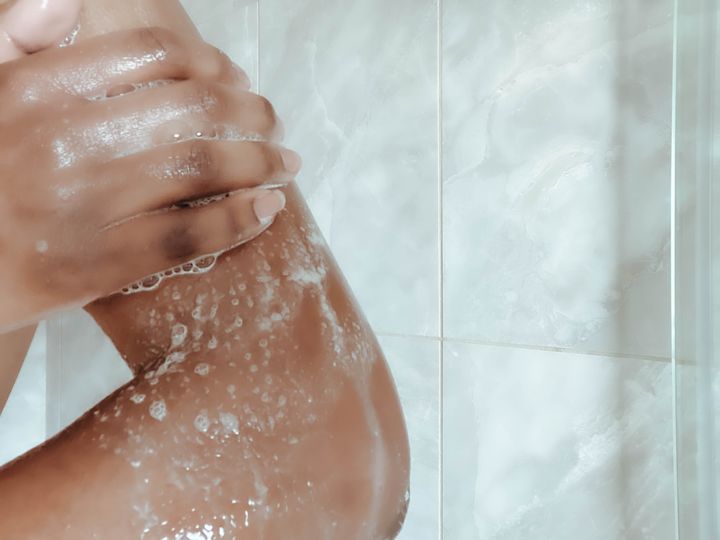 Taking a shower provides a much-needed refresh. 