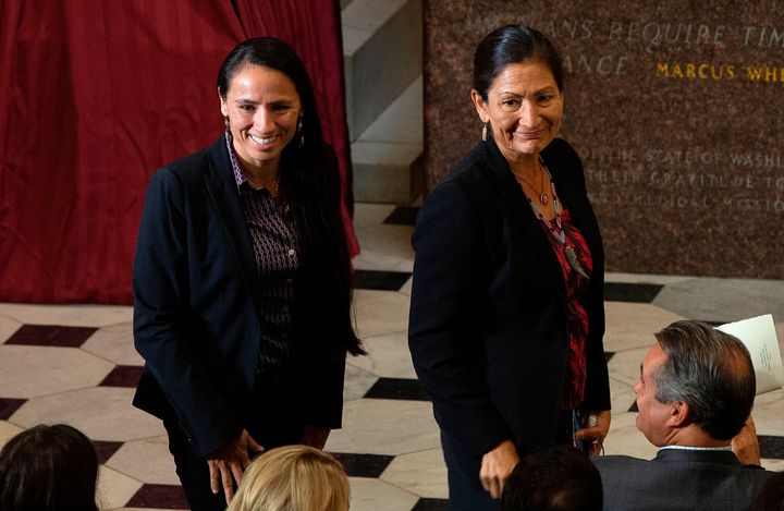 Reps. Sharice Davids (D-Kan.) and Deb Haaland (D-N.M.) just won their second terms to Congress. They are the first two Native American women to ever serve in the House of Representatives.