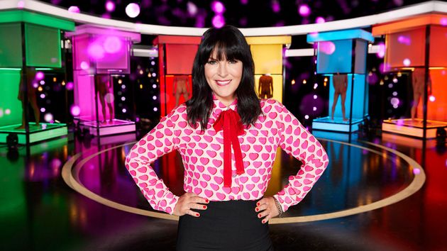 Anna Richardson on the set of Naked Attraction
