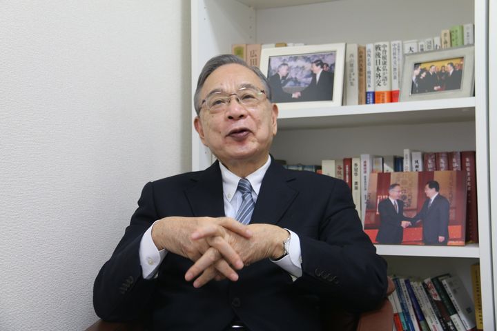 宮本雄二・元駐中国特命大使。現在は宮本アジア研究所の所長を務める