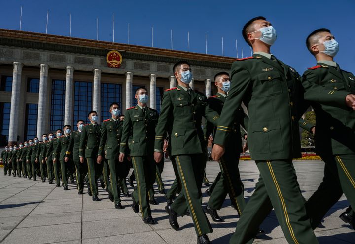 中国の人民解放軍（2020年10月/北京）