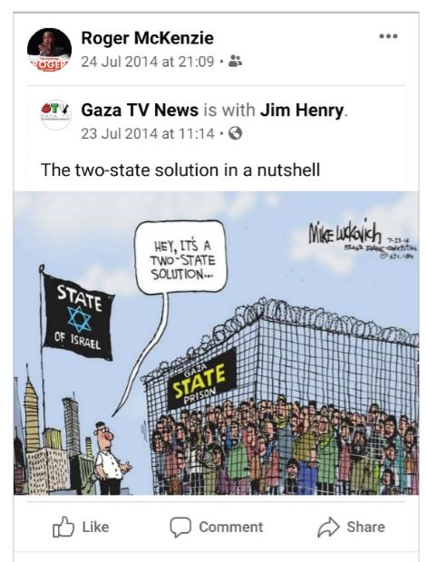 Gaza cartoon
