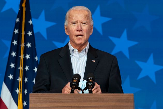 Democratic candidate Joe Biden is calling for a press conference with vice presidential candidate Kamala Harris to calmly observe the results.  Wilmington, Delaware.  2020