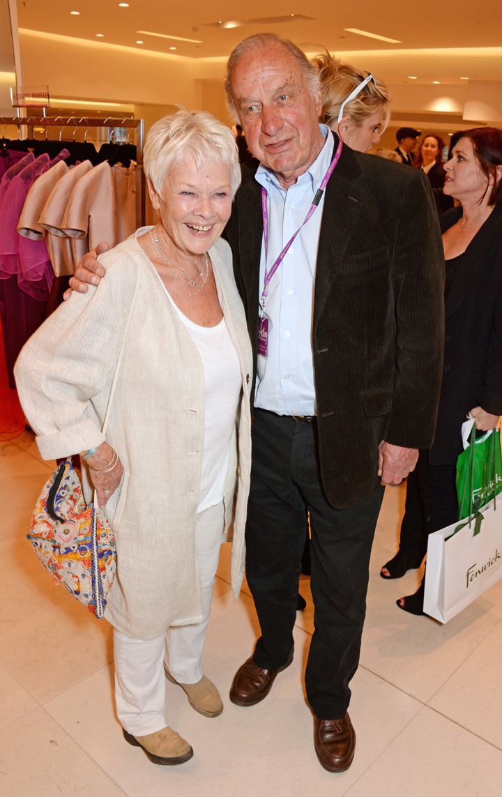 Dame Judi Dech and Geoffrey Palmer pictured in 2014