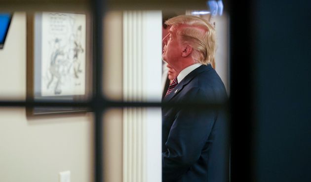 Donald Trump, photographié ici le 5 novembre à la Maison Blanche, fait l'objet d'une enquête ...
