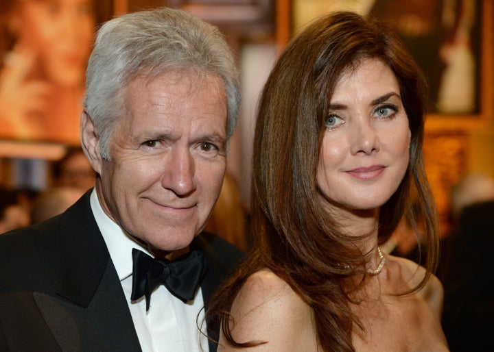 Alex Trebek and Jean Trebek in 2014.