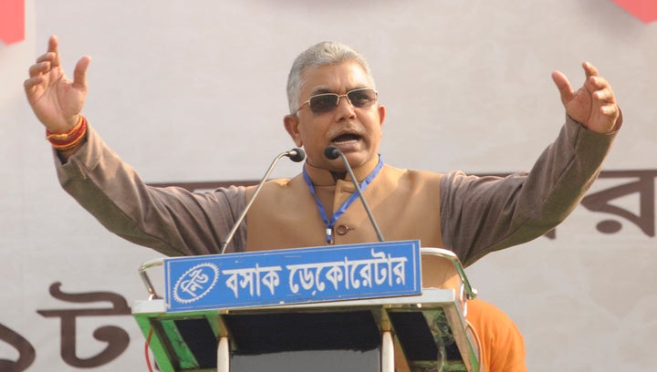 West Bengal BJP president Dilip Ghosh in a file photo.