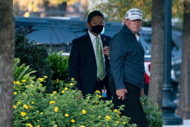 <strong>Trump returns to the White House on Saturday.</strong>