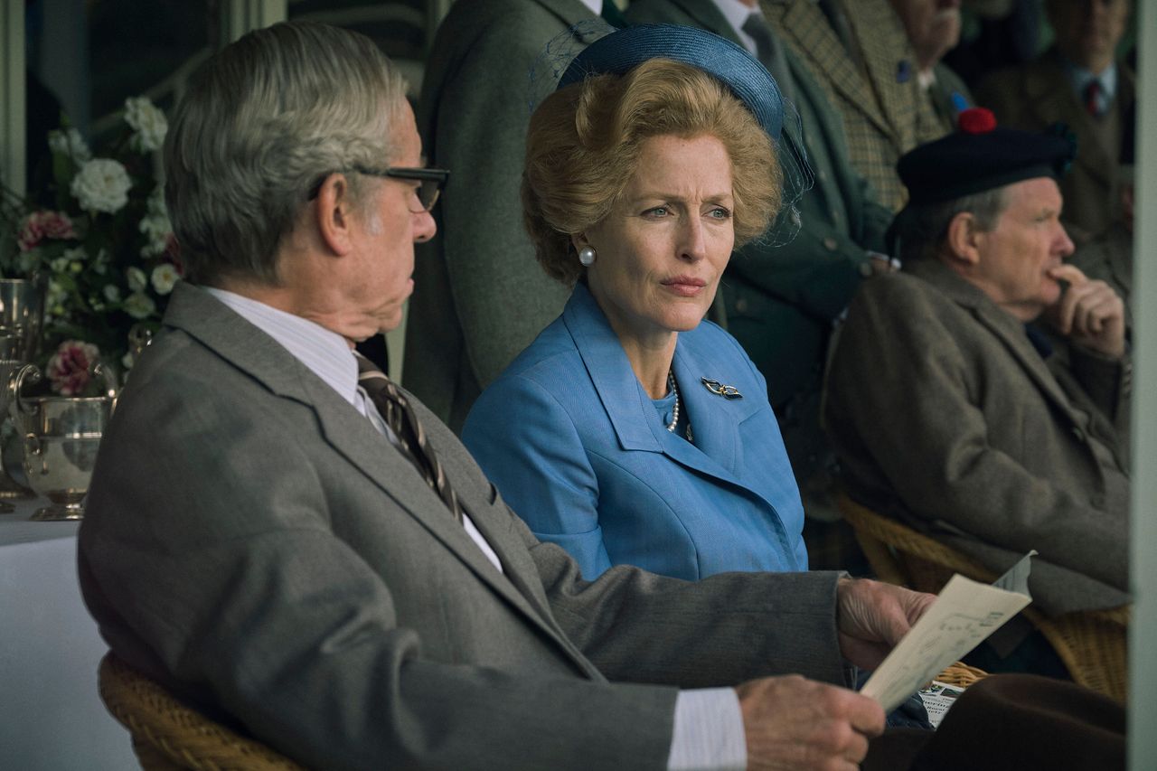 Gillian Anderson plays Margaret Thatcher