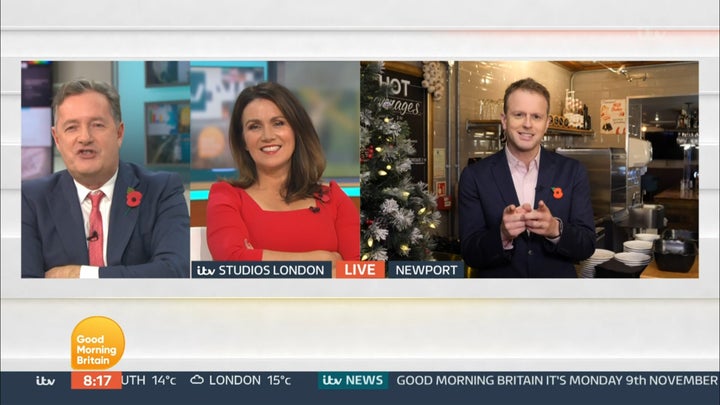 Piers Morgan recounted an awkward hotel story on Good Morning Britain