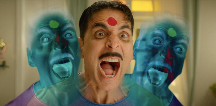 Akshay Kumar in a scene from Laxmii.