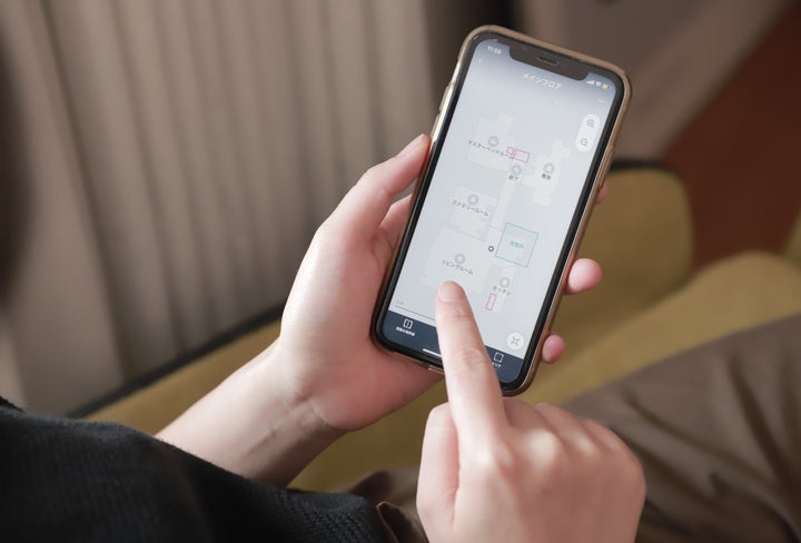 Hさんのお気に入りは、アプリで掃除の場所をピンポイント指定できる機能。