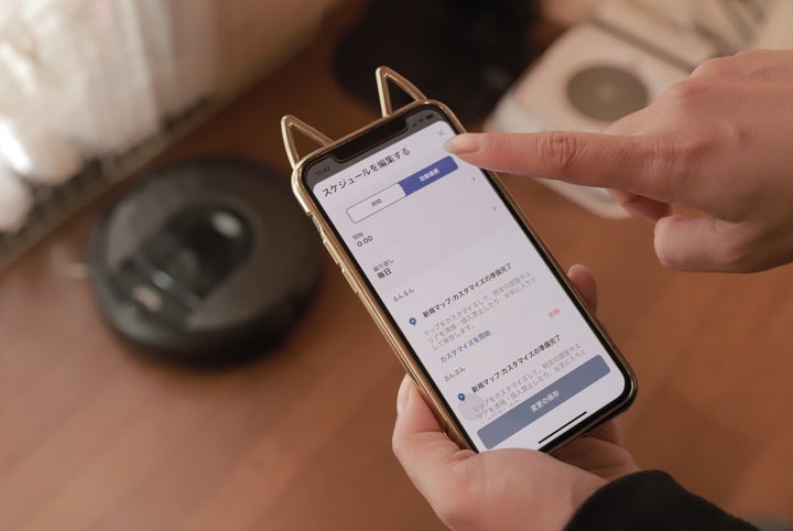 ルンバとブラーバの上位モデルなら、アプリからの設定で、自動で掃除機をかけた後に拭き掃除をすることもできます。