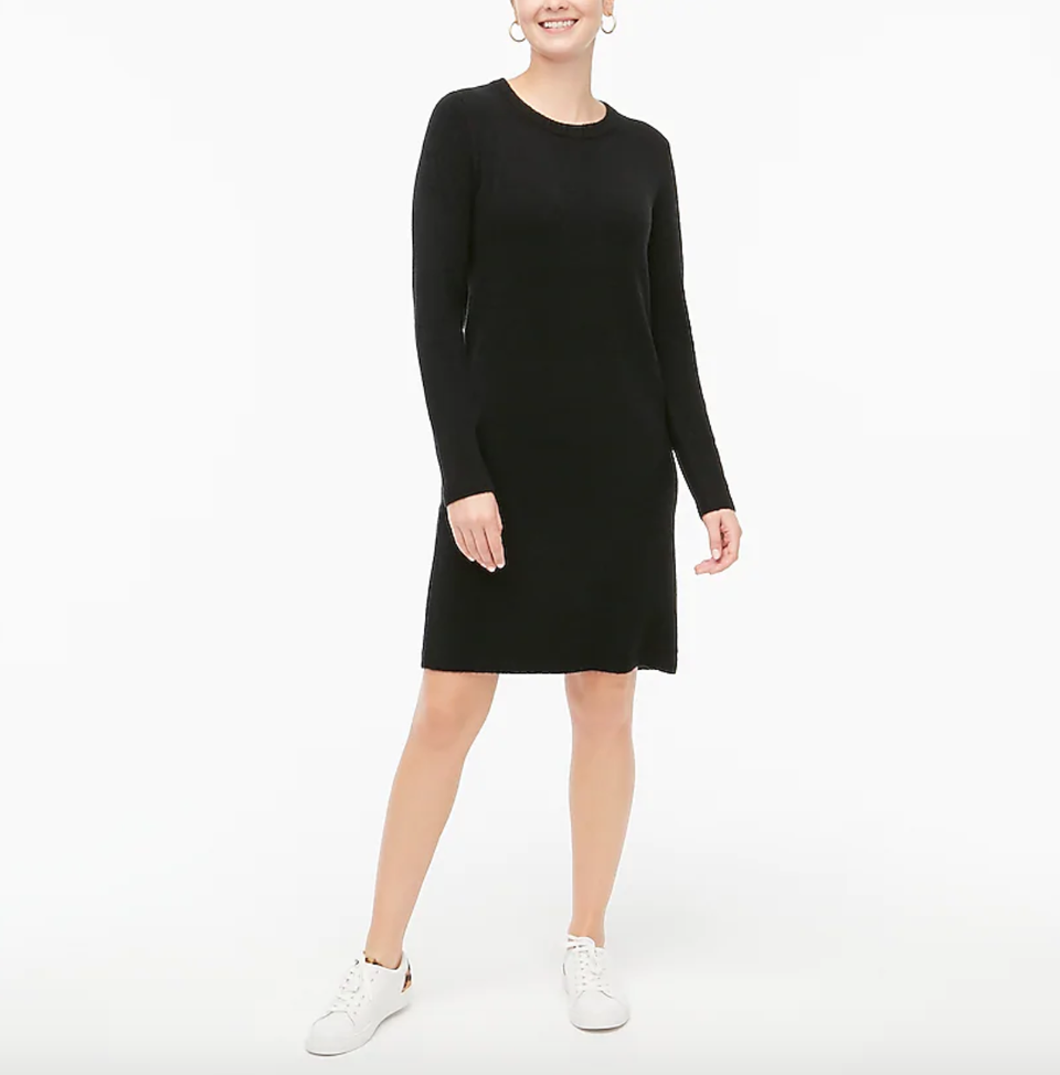 J crew belted outlet sweater dress