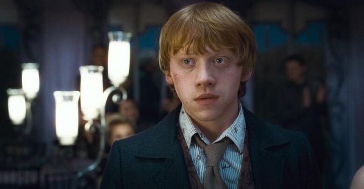 Rupert Grint como Ron Weasley en 'Harry Potter'.