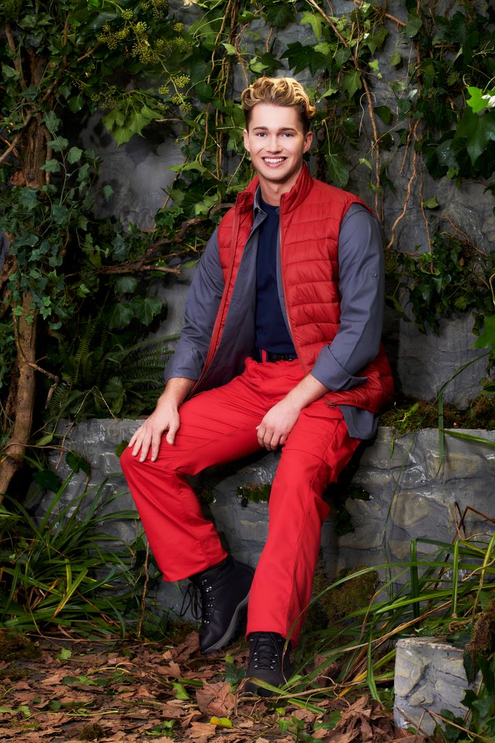AJ Pritchard is currently in the I'm A Celebrity castle