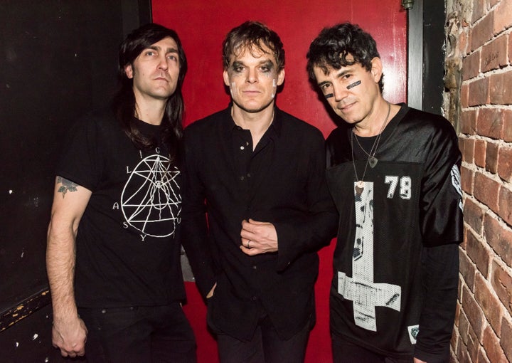 From left: Matt Katz-Bohen, Michael C. Hall and Peter Yanowitz of Princess Goes to the Butterfly Museum. 