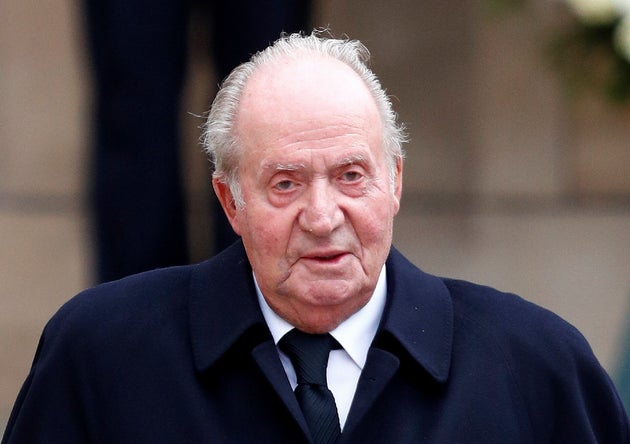 El rey Juan Carlos durante el funeral del Gran Duque de Luxemburgo, en mayo de
