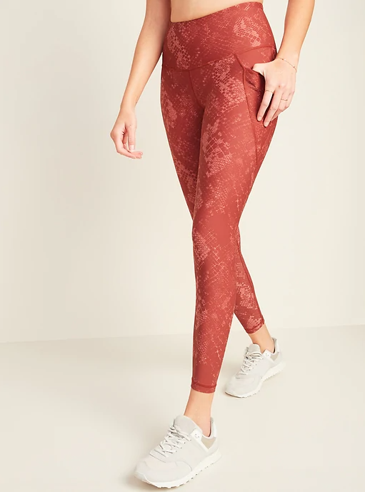 Old Navy Gold Athletic Leggings for Women