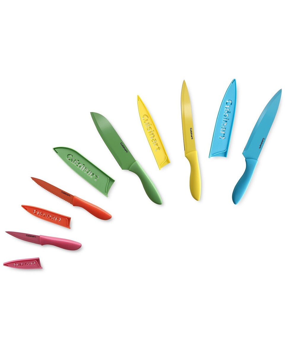 Cuisinart Ceramic-Coated 21-Piece Knife Set With Blade Guards, Multicolor