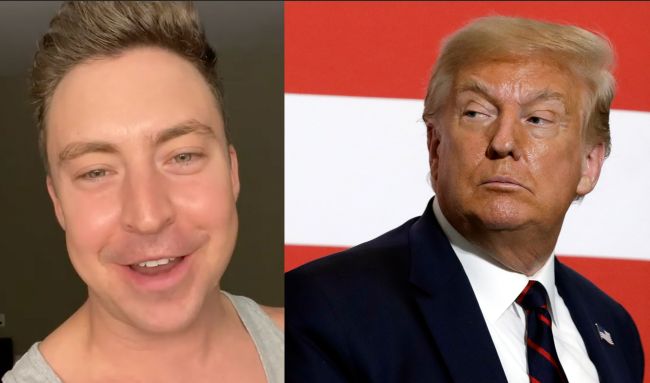 'Will & Grace' actor Brian Jordan Alvarez has received huge praise for his Australian accent in a video in which he called Donald Trump a "dictator".