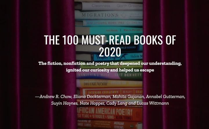 2020年の必読書100選を紹介するページ