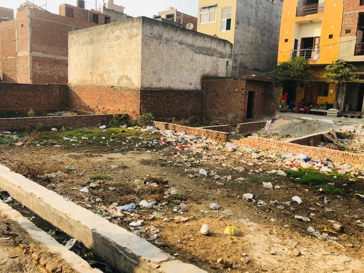 Nothing remains of Mohammed Anwar Kassar's shanty and goat shed in Shiv Vihar, New Delhi. November 7, 2020.