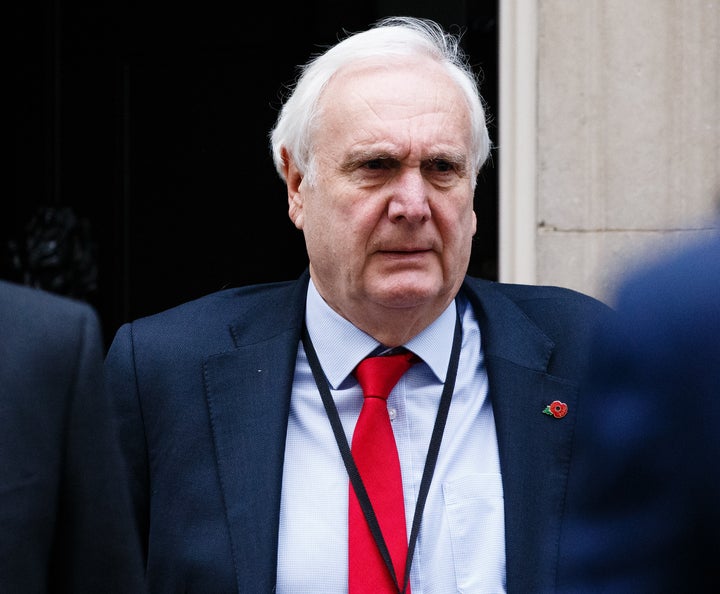 Edward Lister, Chief Strategic Adviser to British Prime Minister Boris Johnson, leaves 10 Downing Street