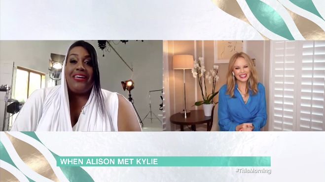Alison also interviewed Kylie over video link