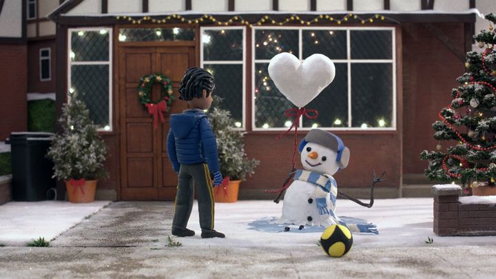 A scene from the new John Lewis advert