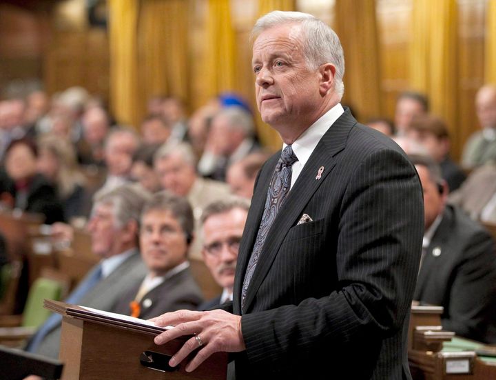Former Conservative MP Jay Hill speaks in the House of Commons on Oct. 4, 2010. 