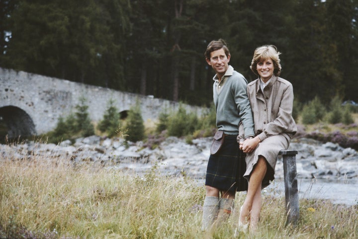 Prince Charles and Princess Diana during their honeymoon in Balmoral, Scotland, on Aug. 19, 1981.