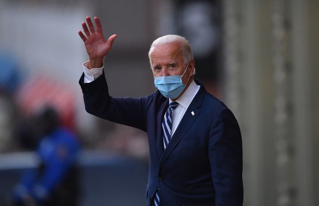 Joe Biden, le 10 novembre après un discours à la salle de spectacles Queen Theater à...