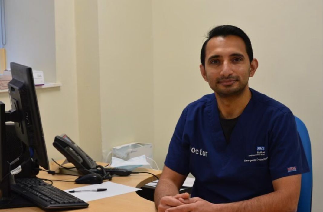 Dr RIzwan Ahmed is a respiratory consultant at the hospital 