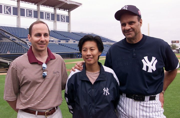 Kim Ng, then an executive with the Yankees, with general manager Brian Cashman and then manager Joe Torre around 2000.