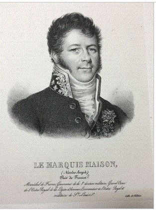 Ο Nicolas-Joseph Maison. Λιθογραφία του 19ου αιώνα (συλλογή ΕΕΦ).