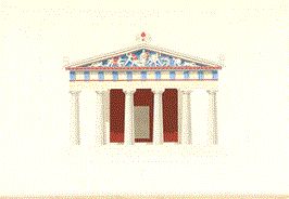 Επιστημονική αποστολή στον Μοριά. Αρχιτεκτονική, γλυπτά, επιγραφές και απόψεις της Πελοποννήσου, των Κυκλάδων και της Αττικής, που εκδόθηκαν από τον (G) A. Blouet. 3 τόμοι. Παρίσι, Didot, 1831-38 (συλλογή ΕΕΦ). 