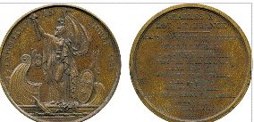 Αναμνηστικό μετάλλιο της παρουσίας του Στρατηγού Maison και του Εκστρατευτικού Σώματος στην Πελοπόννησο (συλλογή ΕΕΦ). 