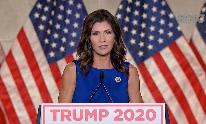 South Dakota Gov. Kristi Noem boasted at August's Republican National Convention about her defiance of "an elite class o